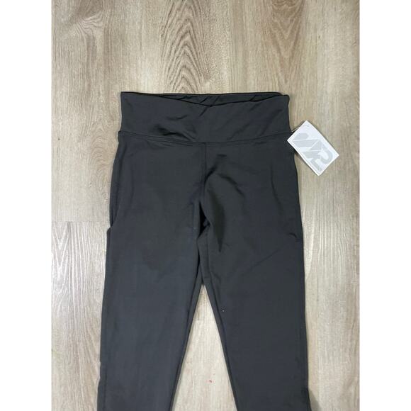Black Athletic Jogger Pants Drawstring Ankle‎ Waistband Stretch S NEW - Picture 3 of 8